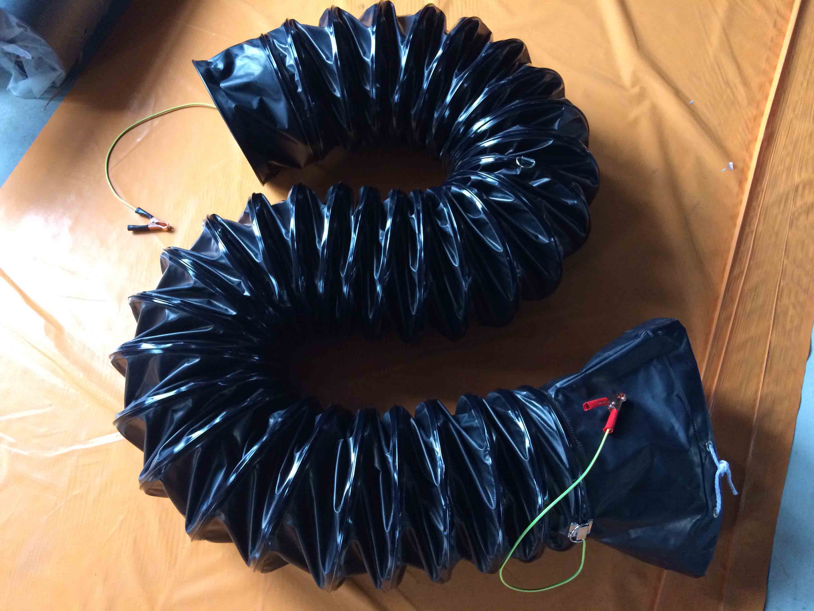 PVC導電黑風管、帶包風管